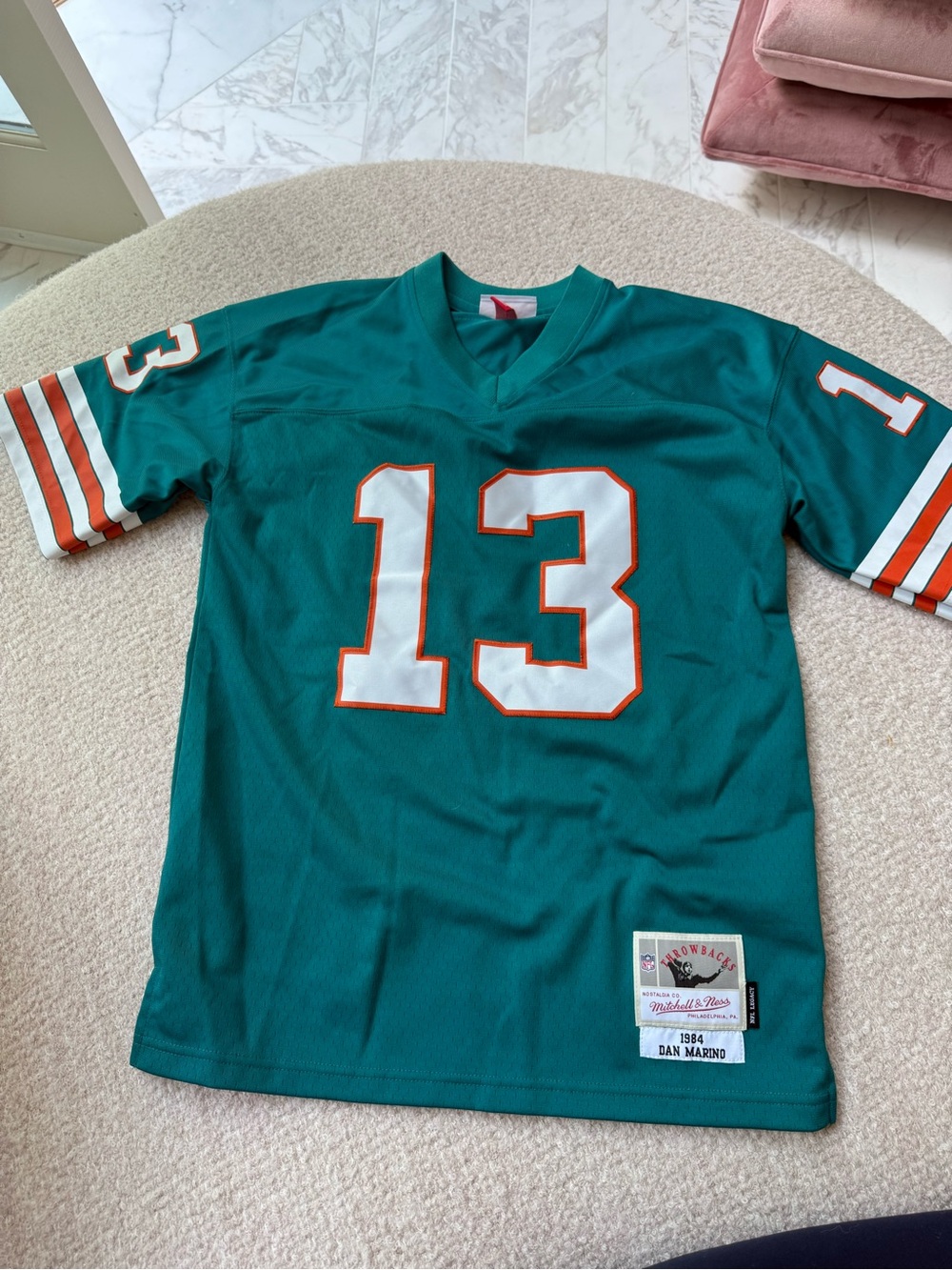 Mitchell & Ness Teal Short-Sleeve Team Jersey - Picture 3 of 4